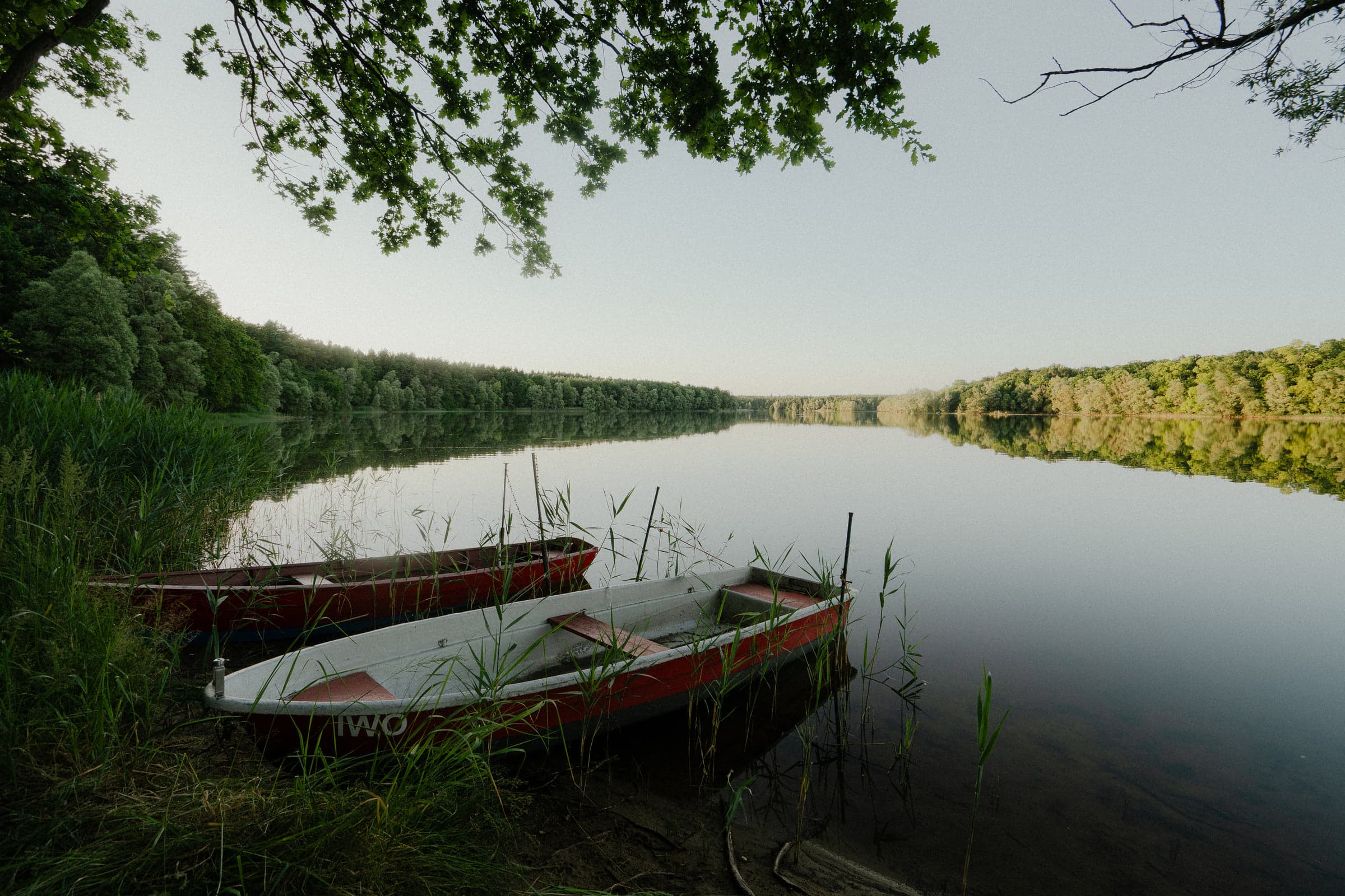 Still Water — Moored Boats — Aziz Mastouri